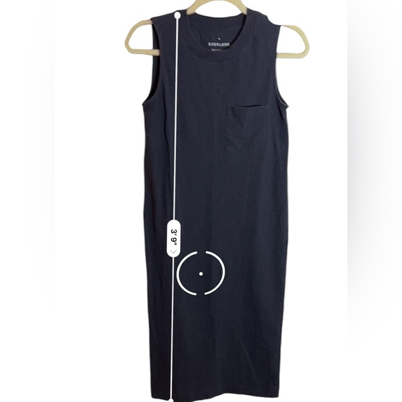 EVERLANE The Long Weekend Pocket Tank T-Shirt Maxi Dress 100% Cotton, XS - Picture 10 of 10